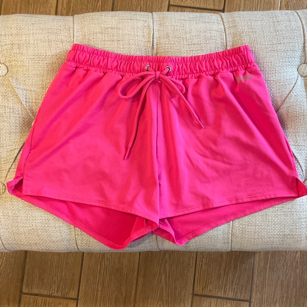 PINK Victoria's Secret Hot Pink Athletic Shorts